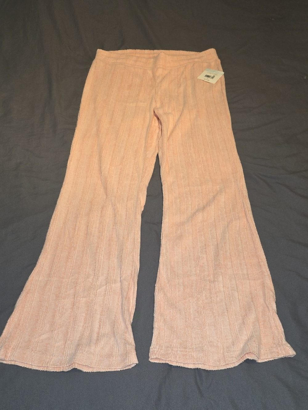 Women's Pink Ribbed Lounge Pajama Pants NWT